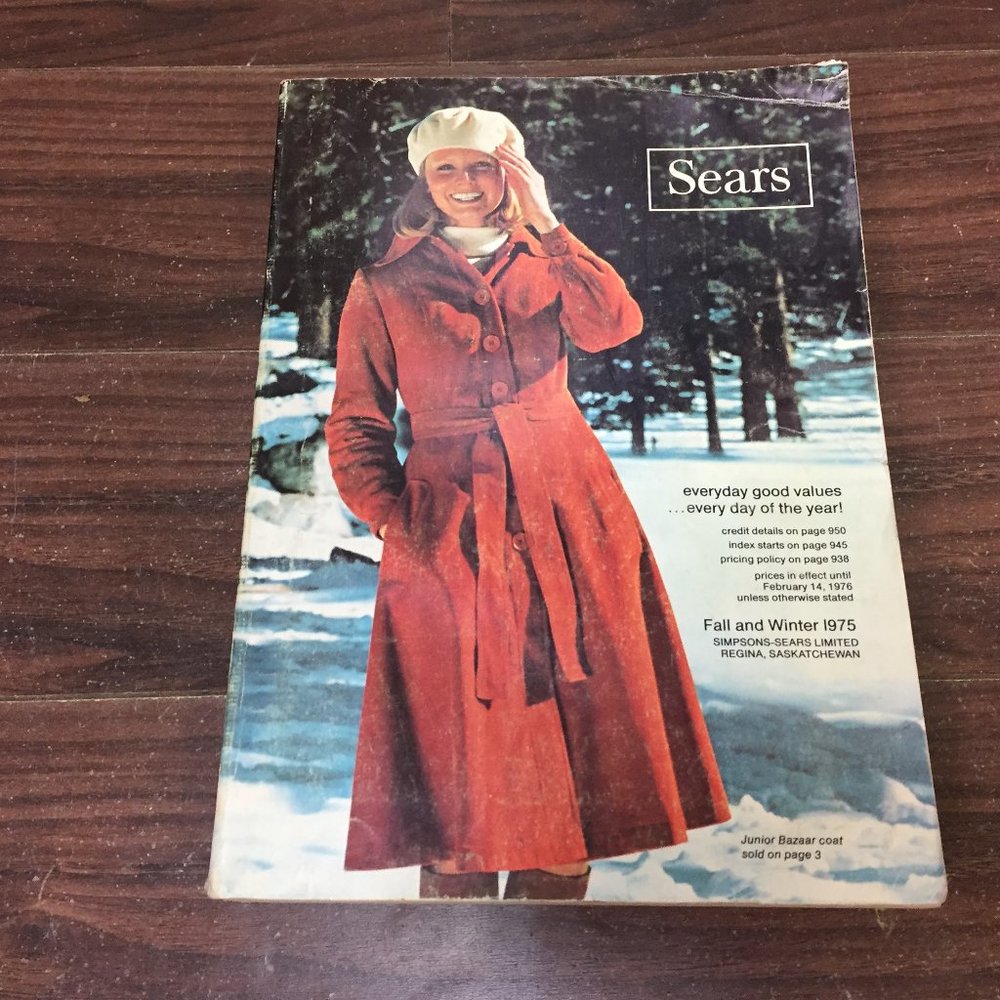 1975 Sears Fall and Winter Catalog Canada